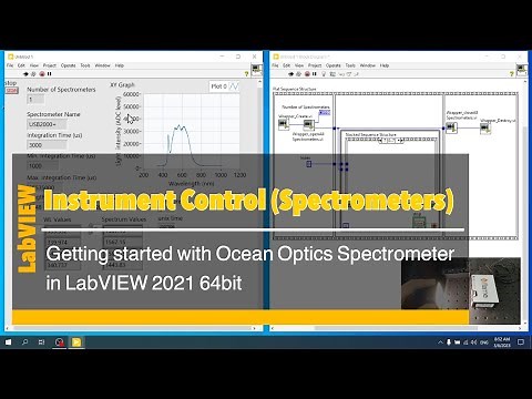 LabVIEW for Instrument control #EP16 Getting Started with Ocean Spectrometer in LabVIEW 64-bit