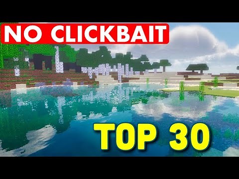 TOP 30 ULTRA REALISTIC SHADERS for Minecraft Bedrock Edition (Best Shaders of 2022)
