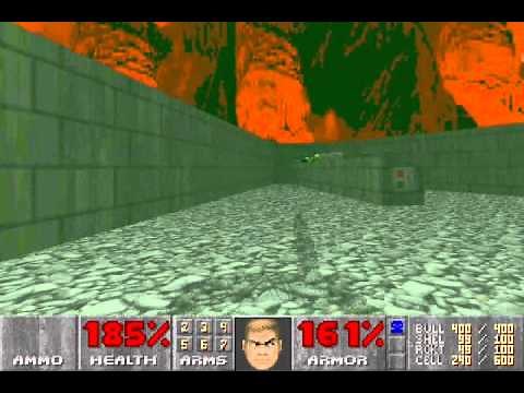 Ultimate Doom (100%) Walkthrough (E3M9: Warrens)
