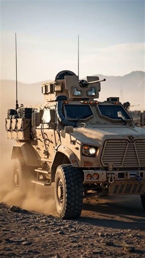 MaxxPro MRAP in Action 💥 | The Ultimate Mine-Resistant War Machine #Shorts