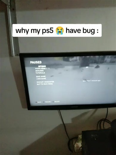 why my ps5 😭 have bug : #fyp #tiktok #viral #ps5 #bug