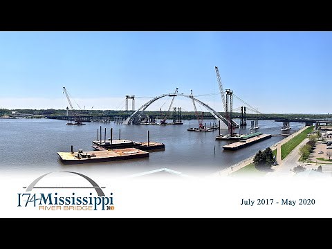 I-74 Bridge 4K Construction Time-Lapse