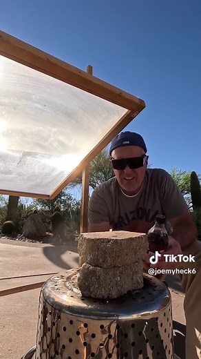 Solar Death Ray vs. Rock and Soda Bottle Experiment