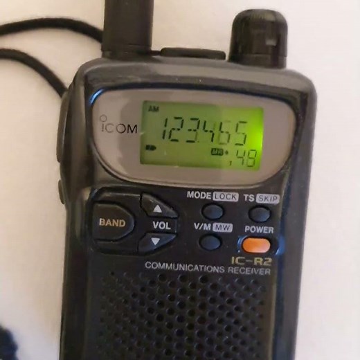 Der ICOM IC-R2 Mini Funkscanner