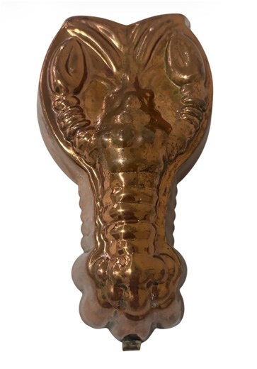 Vintage Copper Lobster Mold | Antique Kitchen Decor | French Country Wall Hanging, Made in Italy, Chateaucore, English Cottage - Etsy