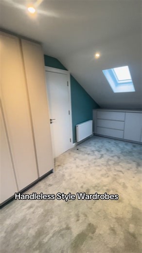 1K views | Male & Female handleless styles Doors on this wardrobe with an in-frame line effect | Kitchenwise Dublin | Facebook