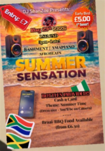 Afro Party Summer Event: Ticket Link in Bio!
