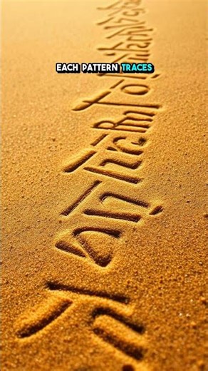 The Hidden Magic of Desert Sand Calligraphy, #SandArt #DesertSecrets #Calligraphy