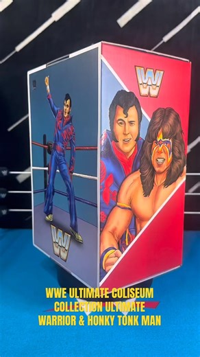WWE ULTIMATE COLISEUM COLLECTION 2 PACK WITH ULTIMATE WARRIOR & HONKY TONK MAN