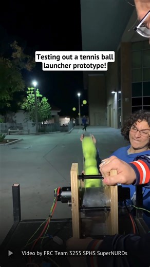 Testing out a tennis ball launcher prototype! Video Credit: FRC Team 3255 SPHS SuperNURDs ------------------------------- Want to share your company's tech on Wevolver? Wevolver is a platform used by millions of engineers to stay up to date about the latest technologies. Learn how you can share your company's technology with Wevolver's community and reach a global audience of engineers: https://wevlv.co/engineers-rich #tennis #sports #frc #firstrobotics #firstroboticscompetition #robotics #robot