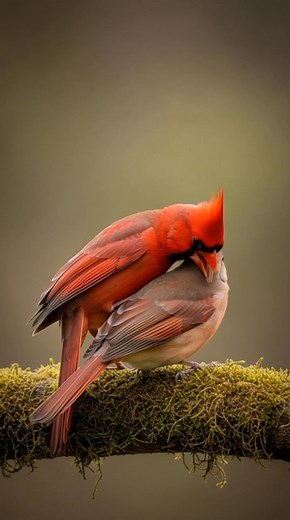 Their colors may differ… but their hearts beat in the same rhythm. ❤️🕊️ #CardinalLove #NatureMagic #BirdPhotography #WildlifeMoments #LoveInNature #viralreels #birdwatching #naturelovers #NatureVibes #BMW #birdphotography | Cardinal Fans Page