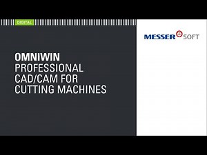 OmniWin - Professional CAD CAM for Cutting Machines | Messer Cutting Systems