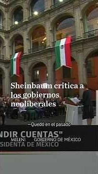 Sheinbaum compares the neoliberal way of governing with that of the Fourth Transformation