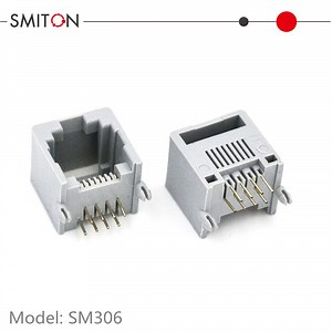 [Hot Item] Plastic RJ45 Socket 8p8c RJ45 Jack Connector for PCB