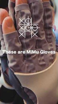 These are the magical MiMu Gloves. Machine Learning powered gesture/posture to MIDI