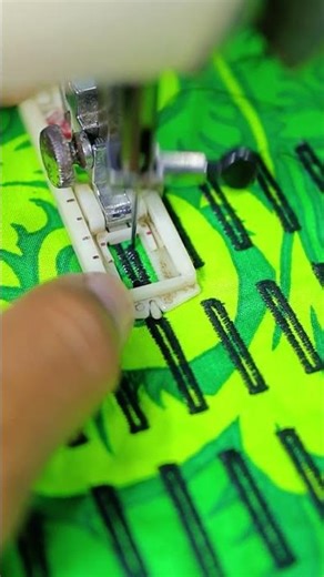 Perfect Stitch Buttonholes Using Special Machine #buttonhole #sewingprocess #fabricwork