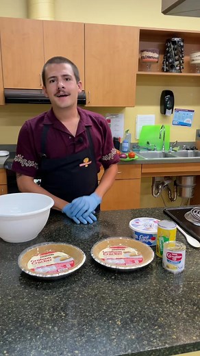 4.9K views · 82 reactions | 4-ingredient #lemon pie? Say less! Nutrition Coordinator Kane shares this easy icebox recipe made with items commonly found in a #foodpantry. Try it out for #NationalLemonDay and let us know what you think!  | Harvesters - The Community Food Network | Facebook