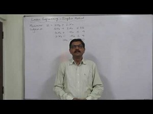 Simplex Method 10 - When there is tie between two rows Part 1 of 4