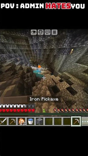 Pov : Admin Hates you 😡 #minecraft #gaming #shorts #viral