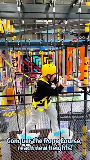 High Rope Adventure Course for Indoor Playgrounds | Suspended Obstacle Challenge,AB14