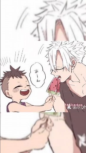 Haif bite 😂❤️ #demonslayer #anime #fun #edit #cute #trending #shorts