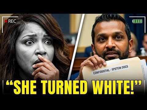 She Turns white When Kash Patel Read THIS Official Epstein File