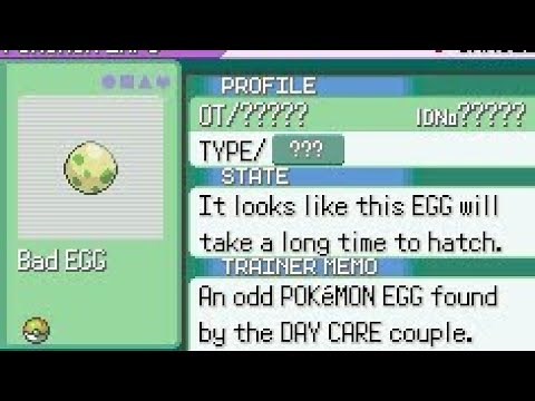 Trying to hatch bad eggs in FireRed