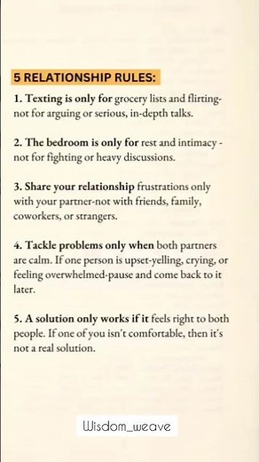 5 Golden Rules for a Healthy Relationship ❤️ | Wisdom_Weave