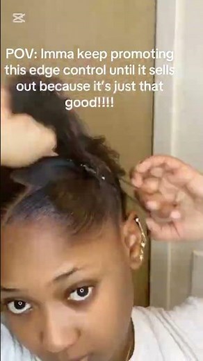 Edge Control Tutorial | Best Edge Control For 4C Hair | Edge Control For Thick Hair