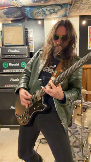 Rockin’ Out On My Custom Baritone Guitar 🎸 #guitar #newriff #balkunbrothers