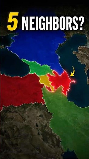Azerbaijan: A Country With Two Sizes? 🧐 #geography #azerbaijan #maps