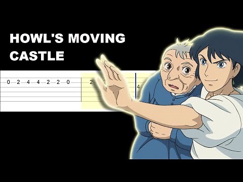 Howl's Moving Castle (Easy Guitar Tabs Tutorial)
