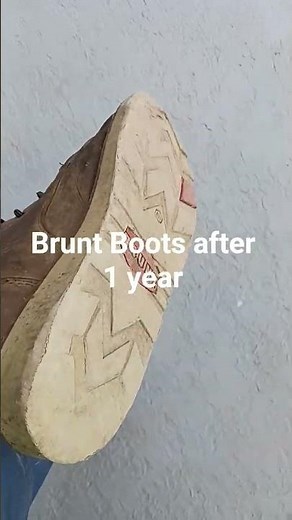 Brunt work boot 1 year review