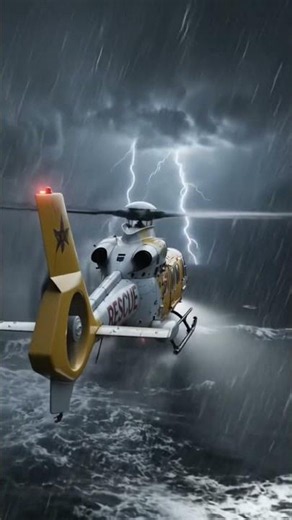 Epic Coast Guard Rescue Helicopter Battles a Fierce Storm! 🚁⛈️ #Shorts #searchandrescue #helicopter