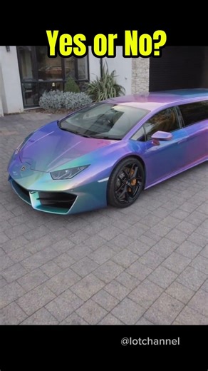 First Ever Lamborghini Huracan LIMO! 🔥😮‍💨#luxurycars #carshorts #automobile #supercar