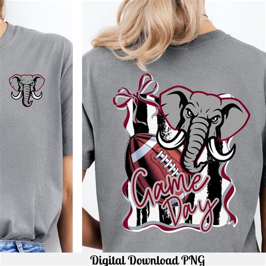 Elephant Football PNG Mascot Game Day Graphic School Team Spirit Sports Design Digital Download - Etsy