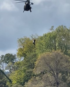 A brave rescue in north Carolina by New York Task Force One. Well done! 🙏 | Kaitlin Wright Meteorologist