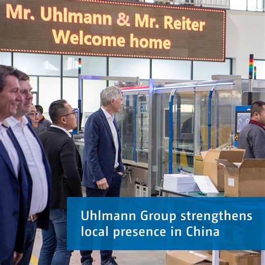With three strategic locations – Wonder in Jinzhou, Uhlmann in Shanghai, and our presence in Beijing – we are committed to being close to our customers and taking local responsibility. In Jinzhou, Wonder manufactures for example our ECO blister lines following the principle “Made in China, for China.” In Shanghai, Uhlmann provides engineering, service, and support directly on site – including local stock, a training center, and a Chinese-language hotline. These structures reflect our local-for-l
