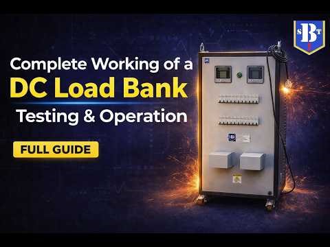 Complete Working of a DC Load Bank | Testing, Operation & Real Use Case ⚡🔋