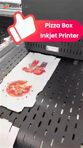 One Pass Pizza Box Inkjet Printer｜Cost Saving Packaging Solution