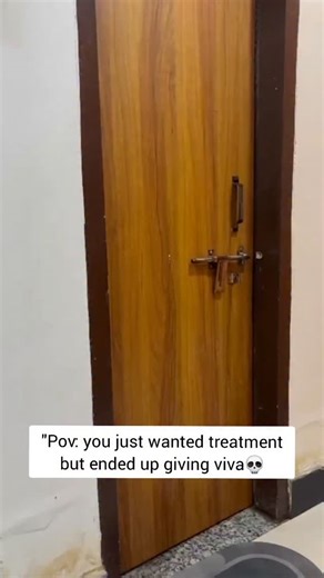 𝙎𝙝𝙞𝙫𝙖𝙣𝙜𝙞 on Instagram: ""Getting treated in your own hospital = viva + trauma combo💀 . . . #medschool #mbbsstudent #medicalreels #funnymedlife #medicine (MBBS ,medical student, hospital, viva, relatable med student, relatable life)"