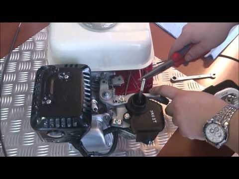 Additional throttle leaver for GX160, 2 m long