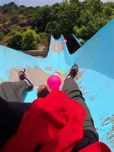 Balloon 🎈 Slide Poping slide parkour Pov #parkour #balloon #shorts #deadpool #shortyt #balloon