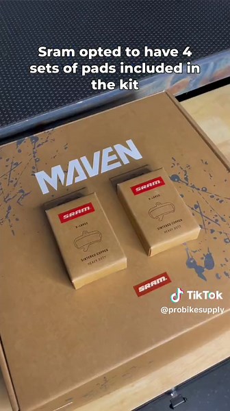 Sram Maven, the new gold standard in downhill and enduro braking! Here’s everything you need to know about Sram Maven Ultimate and what comes in this amazing kit! Included: - Special Edition Sram Maven Ultimate Brakeset - Rotor Carrying Bag - 4 Rotors! 180mm, 2 200mm’s and a 220mm, all 6 bolt - 2 sets Sintered Metallic pads, 2 sets Organic Resin pads - Sram Pro Mineral Oil Bleed Kit - All the pieces you need to get these brake dialed! At over $1000 worth or product $600 is a steal for this speci