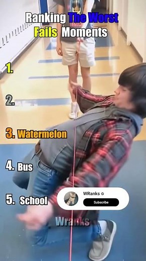 Ranking The Worst Fails Moments #shorts