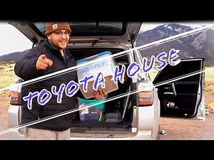 How We Winter Camp Inside of a Toyota 4Runner with 2 Dogs