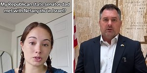 GOP senator's daughter calls him a "loser," slams Israel trip as "propaganda"