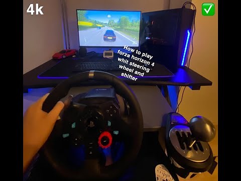 How to get steering wheel and shifter to work in Forza horizon 4.(G29,G920,TH8A,Logitech G Shifter)