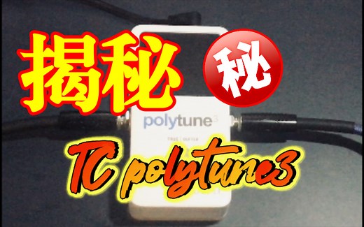 TC polytune3单块调音器揭秘