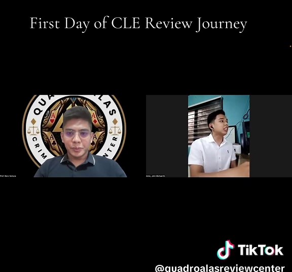 First Day of CLE Review Journey for Criminology Students